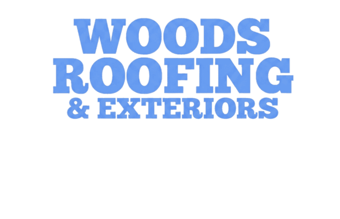 woods roofing and exteriors logo