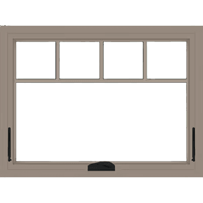 An Andersen Windows 100 Series Awning window.