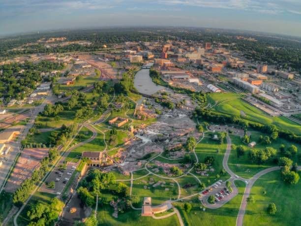 Sioux Falls Aerial Shot